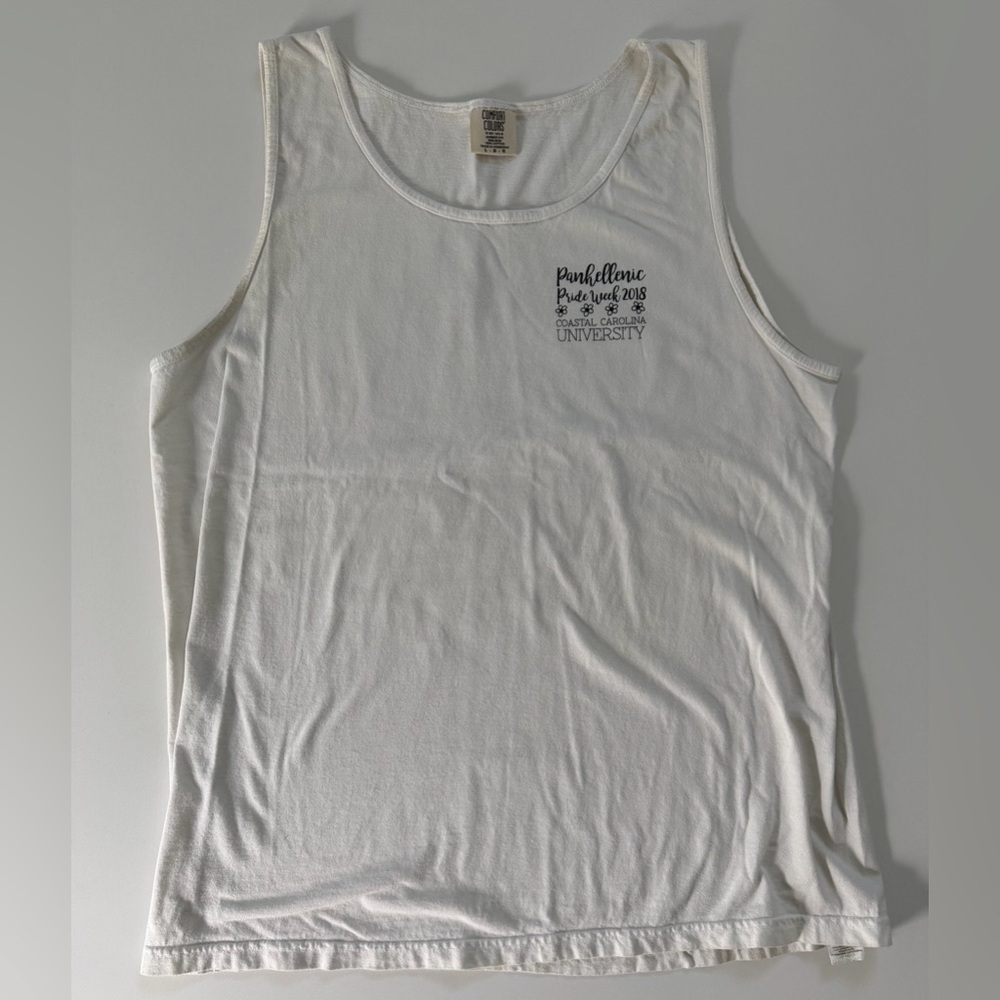 Comfort Colors Panhellenic Circle of Sisterhood White Tank
